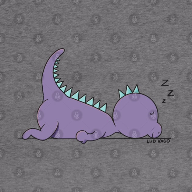 Sleepy Dino by ludvago